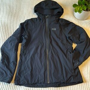 REI  ⛏️  Black Rain/Winter Jacket